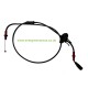 Microcar m-go gear change cable (red)